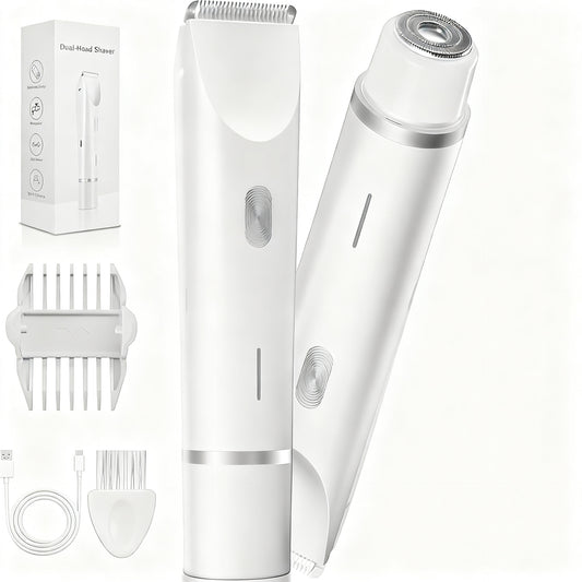Electric women's hair removal device, rechargeable, wet and dry dual-use, face and body shaver