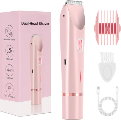 Electric women's hair removal device, rechargeable, wet and dry dual-use, face and body shaver